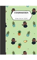 Composition: Book - Wide Ruled - Cute Notebook with Graduation Cats - Journal for Students / Teachers - 7.44 x 9.69(43 Back to School Notebooks)