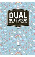 Dual Notebook - Dotted & Lined: (75 Dual Notebook - Dotted & Lined)
