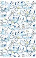 Notebook: Snoopy and Teddy: Notebook Journal Diary, 120 Lined pages, 5.5" x 8.5"