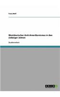 Westdeutscher Anti-Amerikanismus in den siebziger Jahren