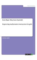 Improving mathematics instruction for girls