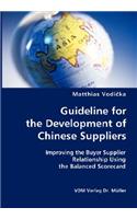 Guideline for the Development of Chinese Suppliers