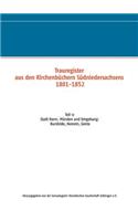 Trauregister aus den Kirchenbuchern Sudniedersachsens 1801-1852