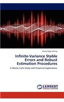 Infinite-Variance Stable Errors and Robust Estimation Procedures