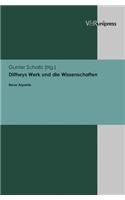 Diltheys Werk und die Wissenschaften