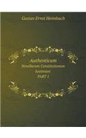 Authenticum Novellarum Constitutionum Iustiniani PART 1