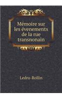 Mémoire sur les évenements de la rue transnonain