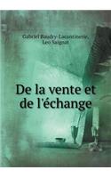 De la vente et de l'échange