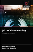 Jakośc dla e-learningu