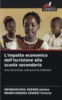 L'impatto economico dell'iscrizione alla scuola secondaria