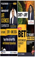 CSIR NET Life Science and DBT JRF PYQ Combo Book - (2011-June 2024) Topic Wise Sorted Previous Year Questions with Detailed Solutions -Best Book for CSIR NER Life Science Exams -IFAS.