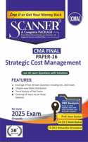 Strategic Cost Management (Paper 16 | CMA Final | Gr. III) Scanner - Including questions and solutions | Applicable for June 2025 Exam | Green Edition
