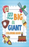 123 Things Big & Giant Coloring Book