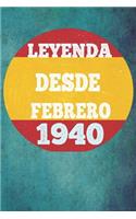 Leyenda Desde Febrero 1940