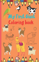 My First Giant Coloring book: Coloring book for kids