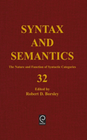 Nature and Function of Syntactic Categories