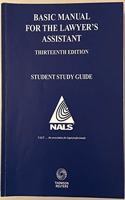 Nals Basic Manual for the Lawyer's Assistant