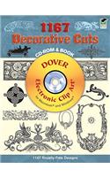1167 Decorative Cuts: (Dover Electronic Clip Art)