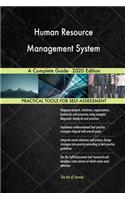 Human Resource Management System A Complete Guide - 2020 Edition