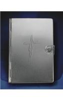 Metal Bible-NLT-Silver Cross: New Living Translation, Silver Cross