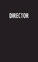 Director: Simple Blank Lined Notebook Journal