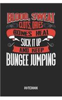 Blood clots sweat dries bones heal. Suck it up and keep Bungee Jumping