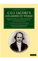C. G. J. Jacobi's Gesammelte Werke 8 Volume Set