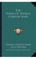 Poems of Thomas Gordon Hake