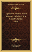 Diagnoses Of New East African Mammals, Including A New Genus Of Muridae (1910)