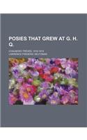Posies That Grew at G. H. Q.; Chaumont-Treves, 1918-1919