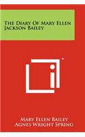Diary Of Mary Ellen Jackson Bailey