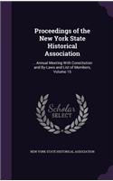 Proceedings of the New York State Historical Association: (English)