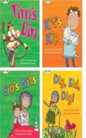 Learn to Read at Home with Bug Club Phonics: Pack 1 (Pack of 4 fiction books)