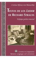 Textos de los Lieder de Richard Strauss