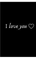 i love you
