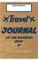 Travel journal, Let the adventure begin in FLORENCE