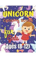 Unicorn Coloring Book for Girls Ages (8-12)