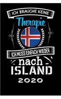 Terminkalender 2020: Urlaub Terminkalender und Tagesplaner ca DIN A5 farbig - 376 Seiten - 1 Seite pro Tag - Island - Therapie