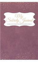 My Sobriety Journal: A Guided Journal to Support Recovery from any Addictive Behavior Rich purple with gold stardust edges