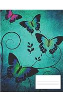 Butterflies: Composition Book; Journal