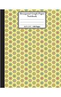 Hexagonal Graph Paper Notebook. 8.5" x 11". 120 Pages