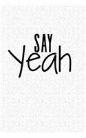 Say Yeah