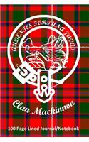 Clan MacKinnon 100 Page Lined Journal/Notebook