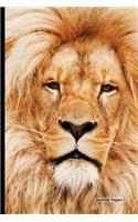 Journal Pages - Lion King (Bullet Journal): 6" X 9," Dotted Grid, Dot Matrix Bullet Journal Notebook-Essential for Notes, Sketches & Writing - 100 Pages (Durable Cover)
