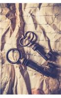 Vintage Keys on a Page Journal