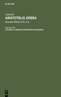 Librorum Deperditorum Fragmenta