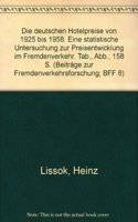 Die Deutschen Hotelpreise Von 1925 Bis 1958