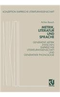 Metrik, Literatur Und Sprache