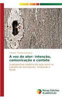 A voz do ator: intenção, comunicação e contato