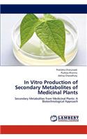 In Vitro Production of Secondary Metabolites of Medicinal Plants
